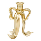 Champagne Bow Candle Holder Lge - Seasonal Decor