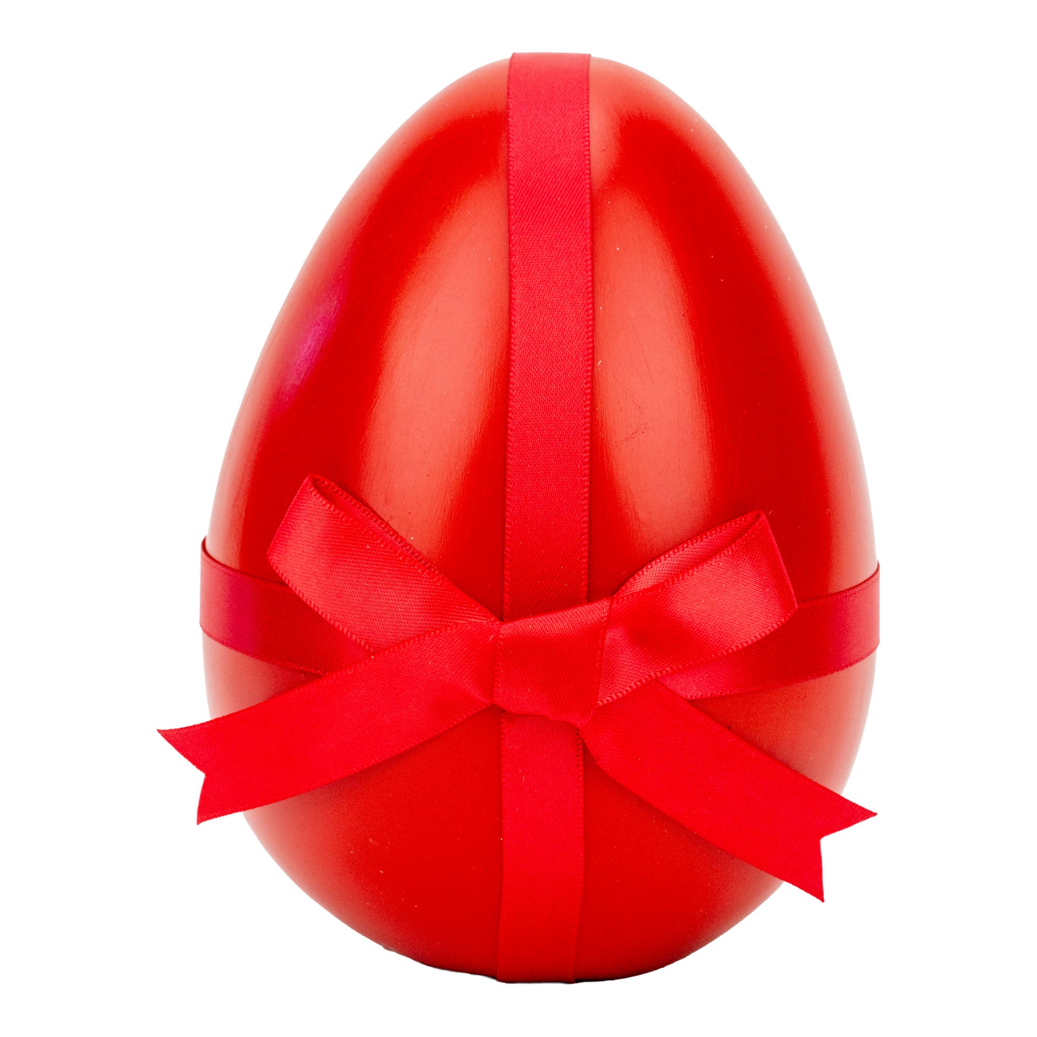15cm Red Egg with Bow - Seasonal Decor