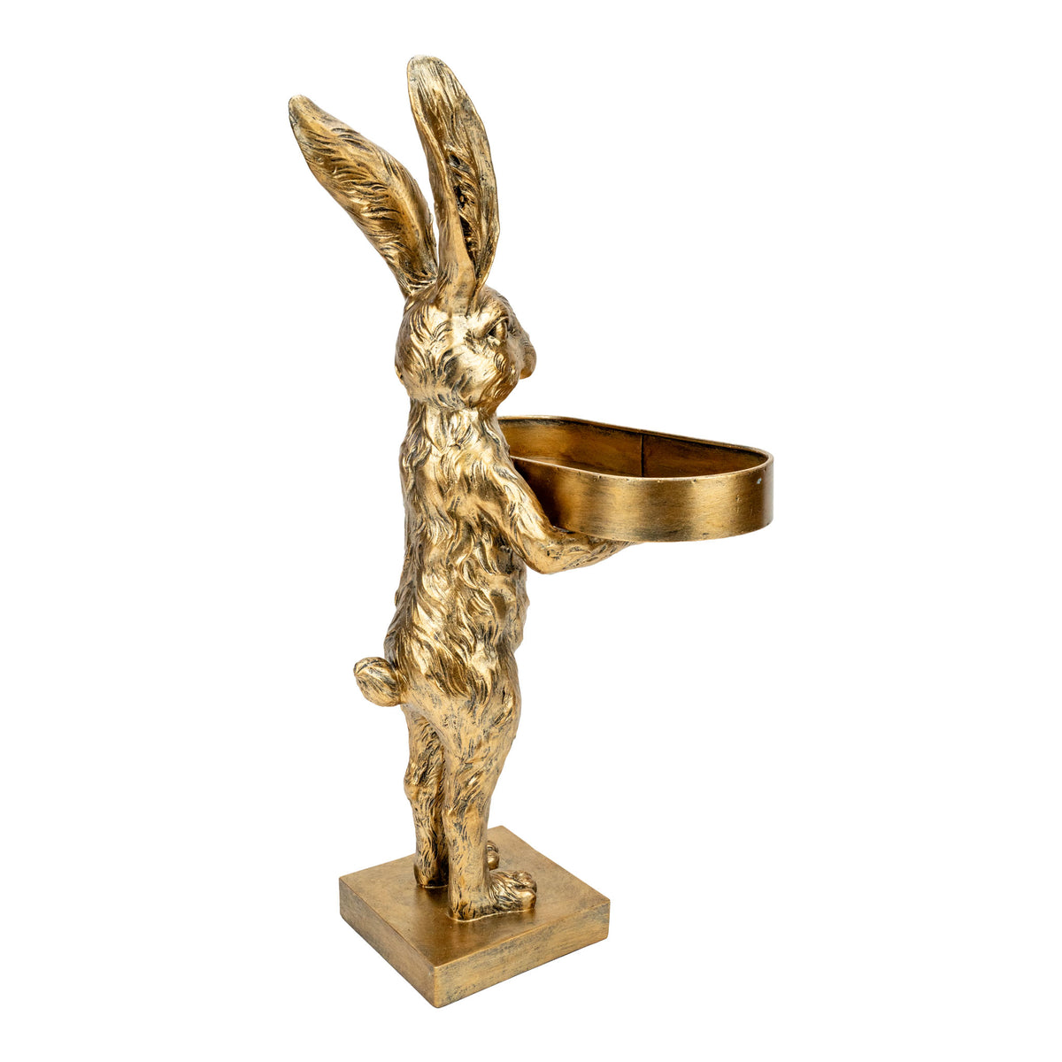 46.5cm Golden Serving Bunny