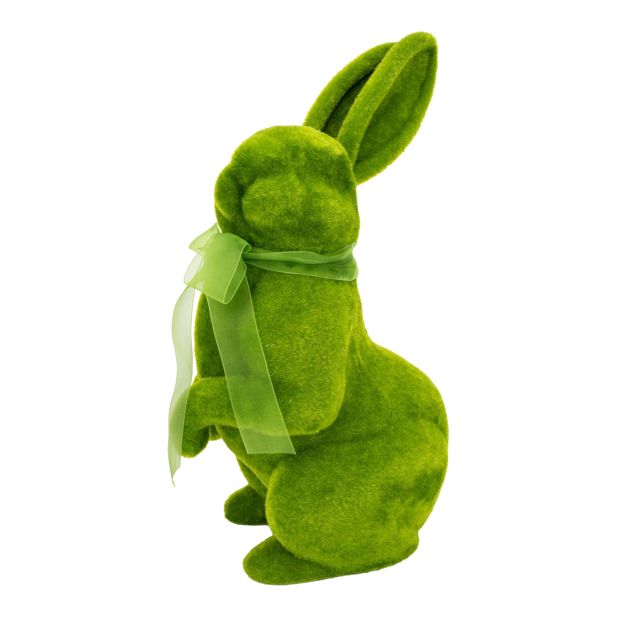 50cm Green Velvet Bunny - Seasonal Decor