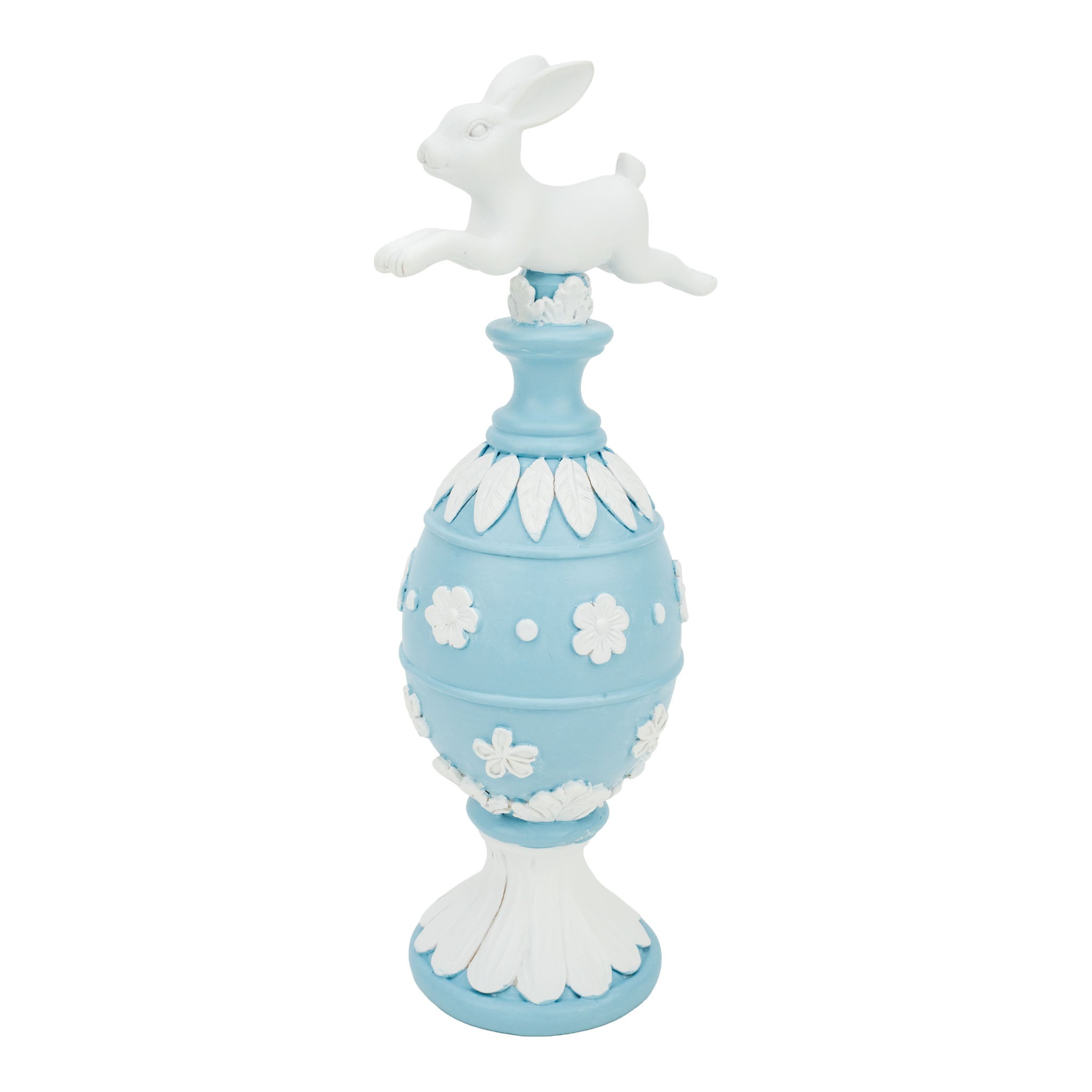 27.5cm Skye Blue Bunny Finial - Seasonal Decor
