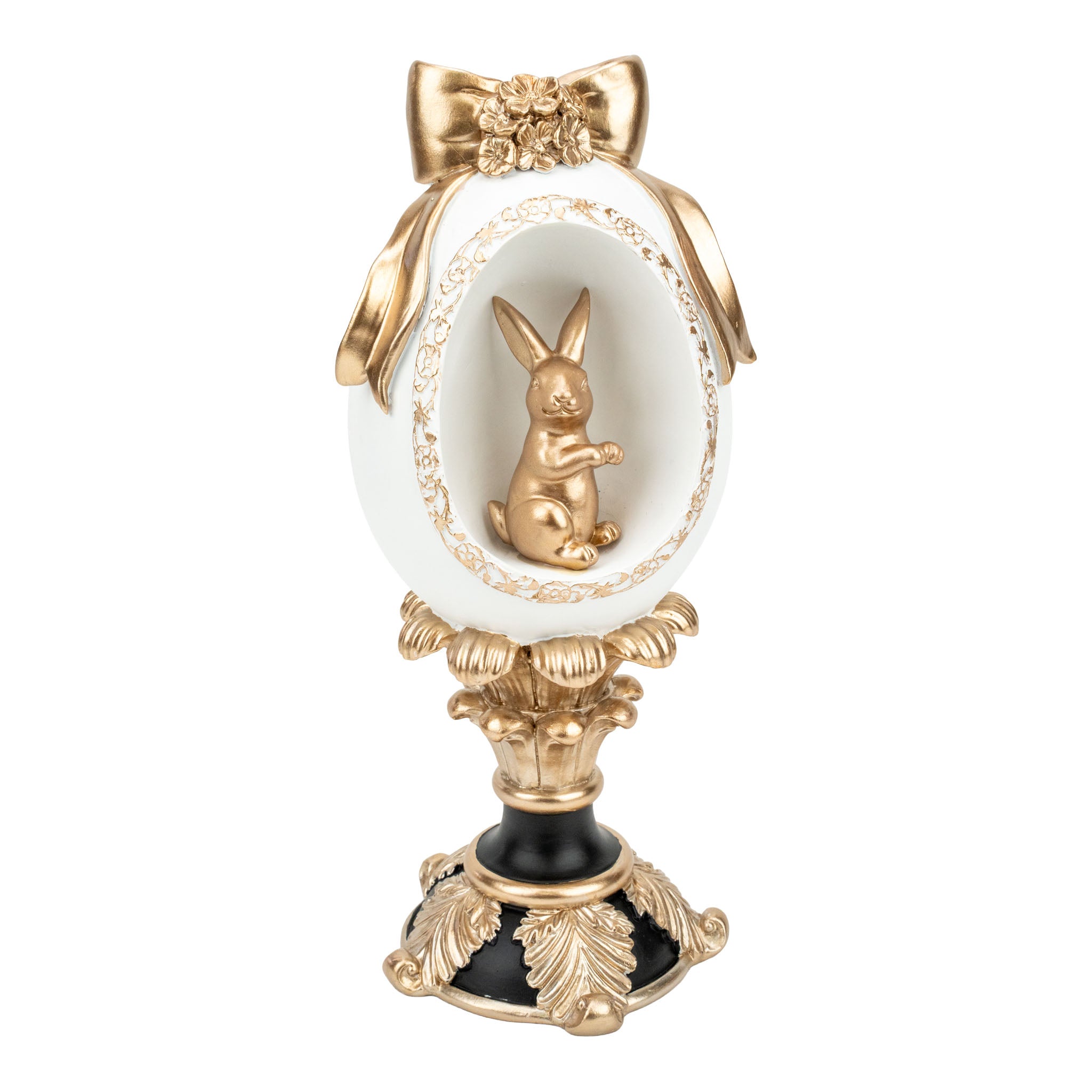 30cm Luxe Bunny in Egg - Seasonal Decor