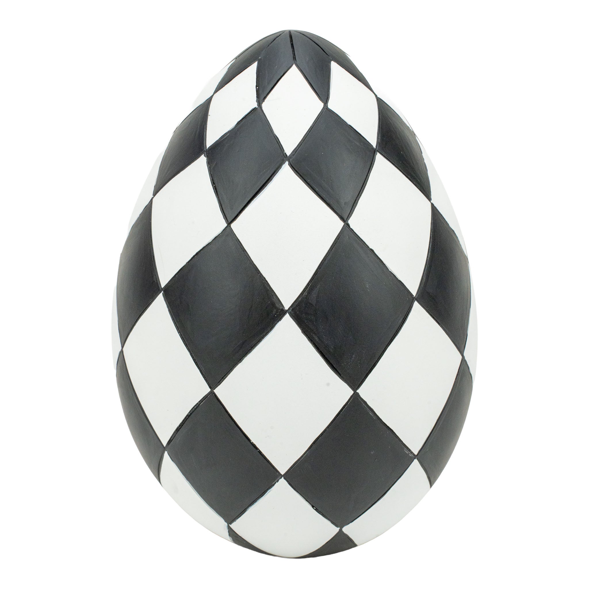 20cm Luxe Harlequin Egg - Seasonal Decor