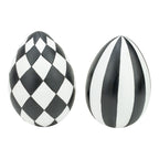 20cm Luxe Harlequin Egg - Seasonal Decor