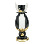 34cm Luxe Bunny Ears Egg - Seasonal Decor