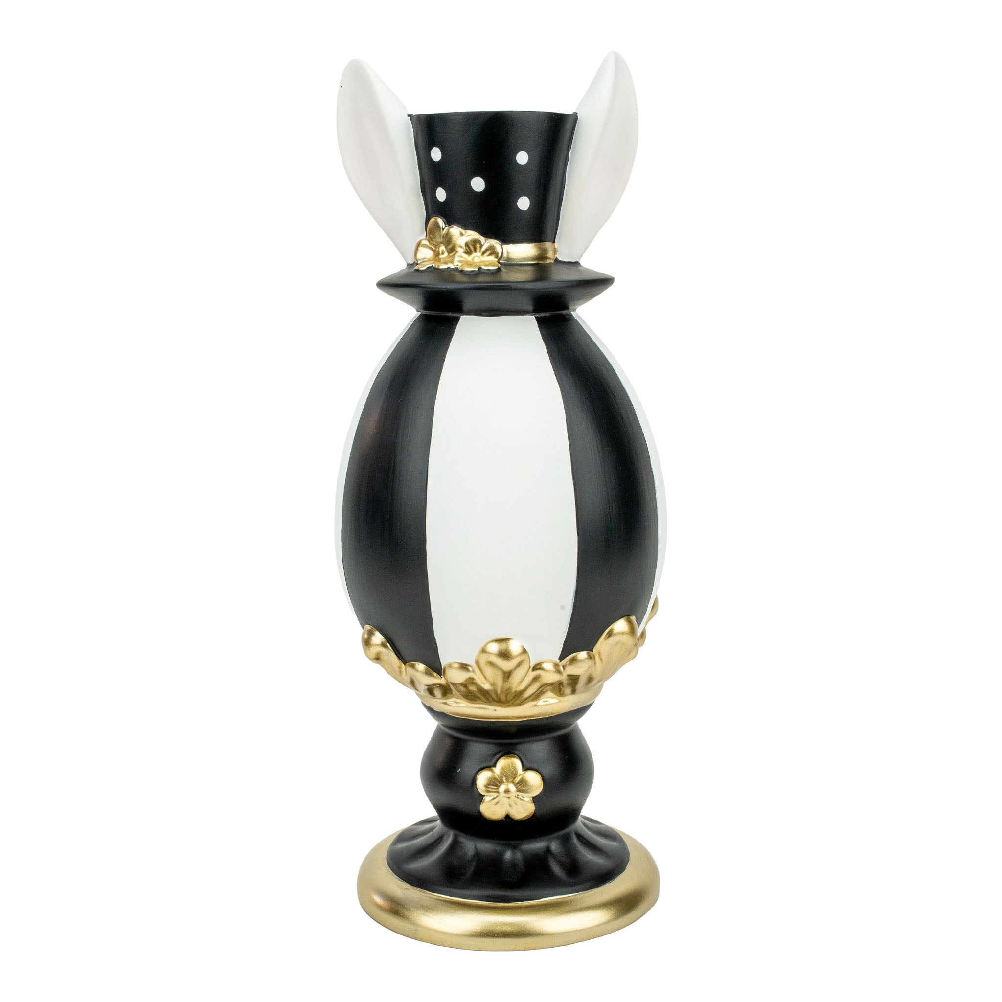 34cm Luxe Bunny Ears Egg - Seasonal Decor