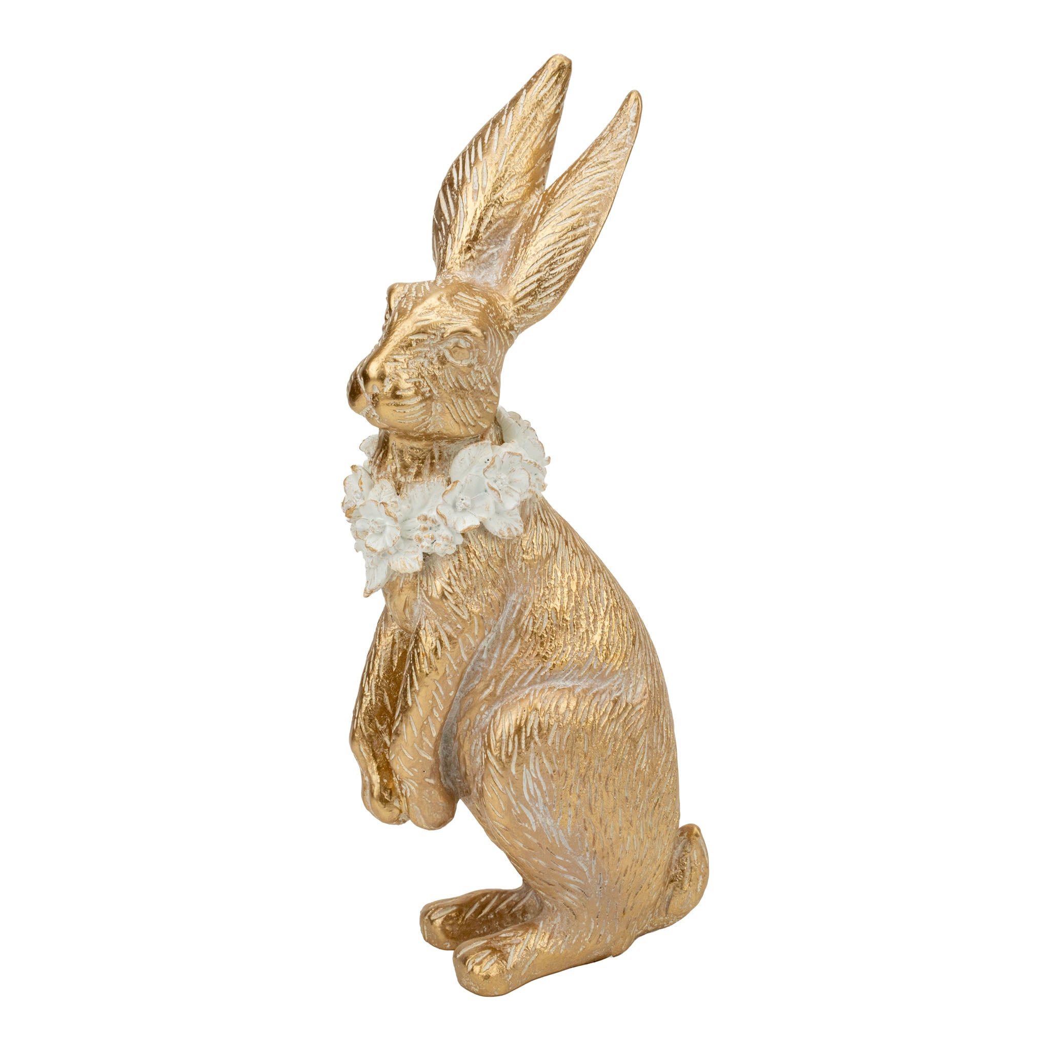 36cm Golden Bunny - Seasonal Decor