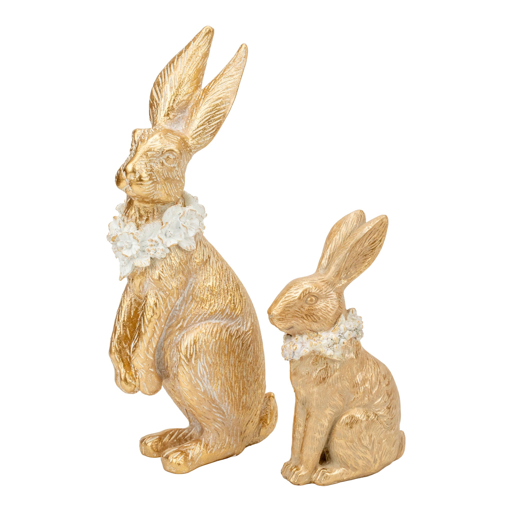 36cm Golden Bunny - Seasonal Decor