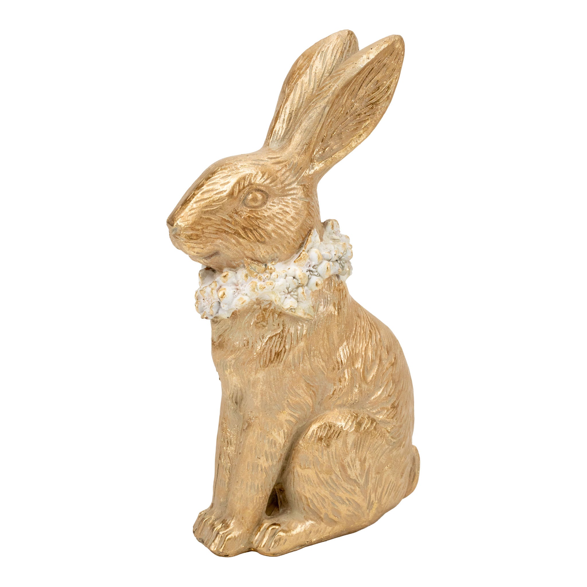 21cm Golden Bunny - Seasonal Decor