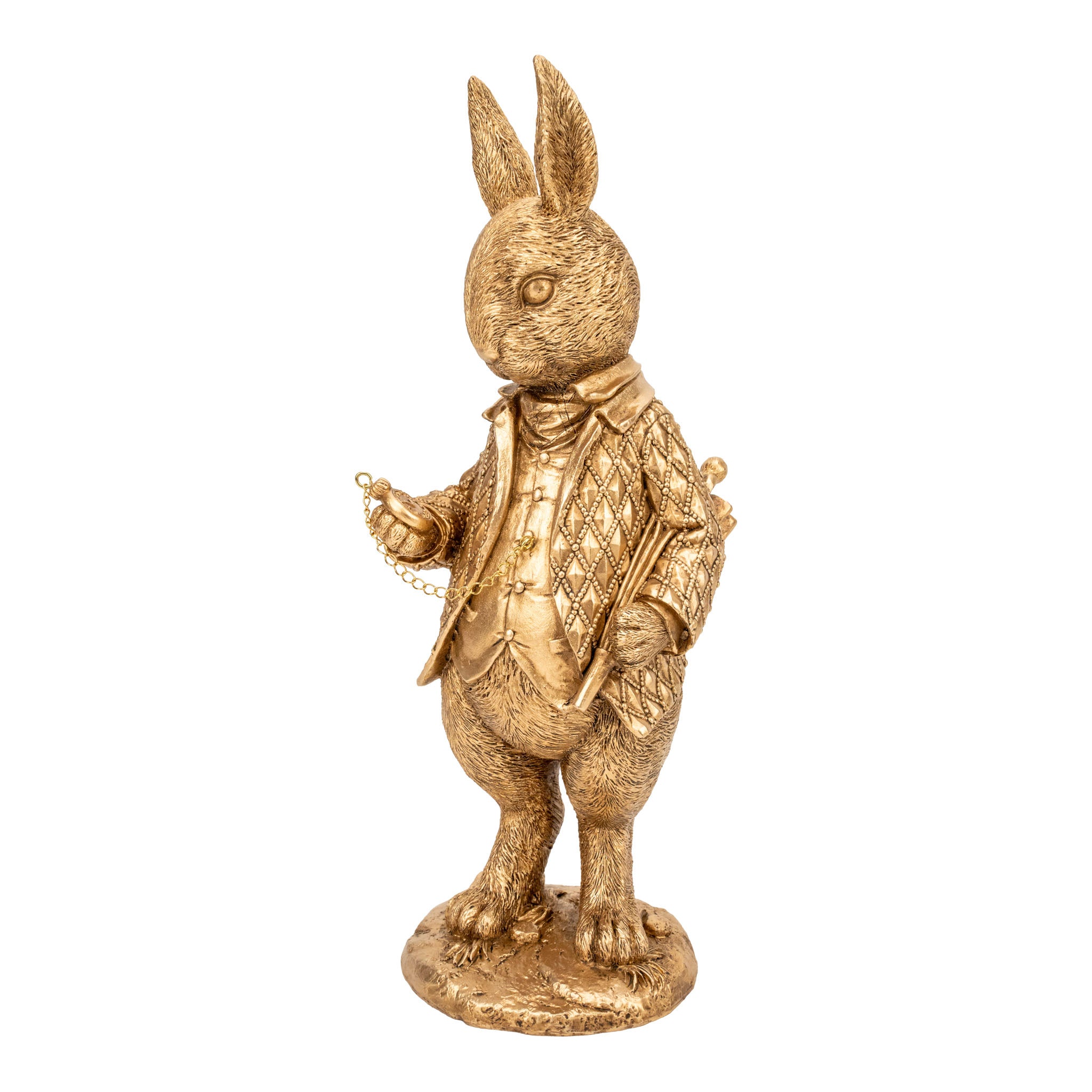 29cm Rabbit with Watch - Seasonal Decor