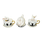 Luxe Bunny in Tea Cups Assorted - Seasonal Decor