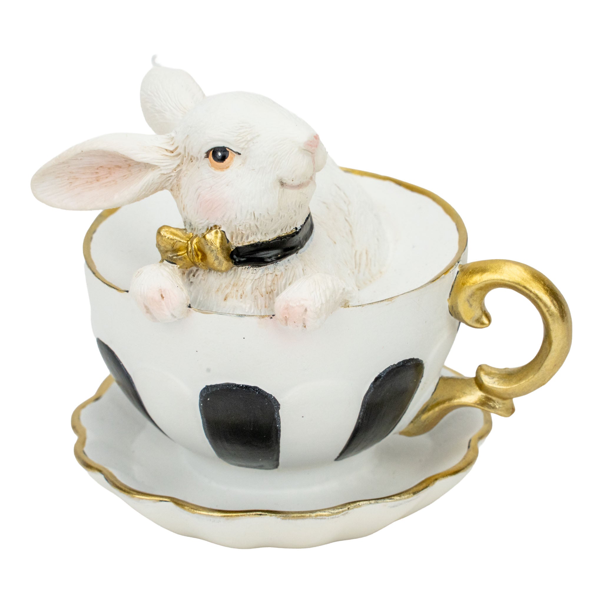 Luxe Bunny in Tea Cups Assorted - Seasonal Decor