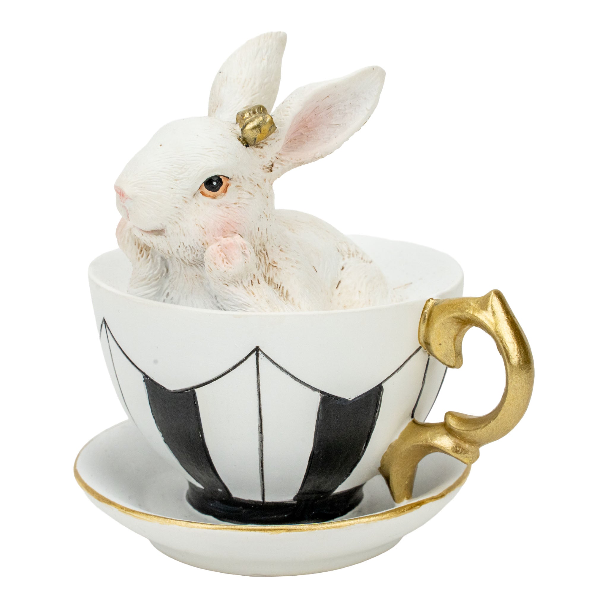 Luxe Bunny in Tea Cups Assorted - Seasonal Decor
