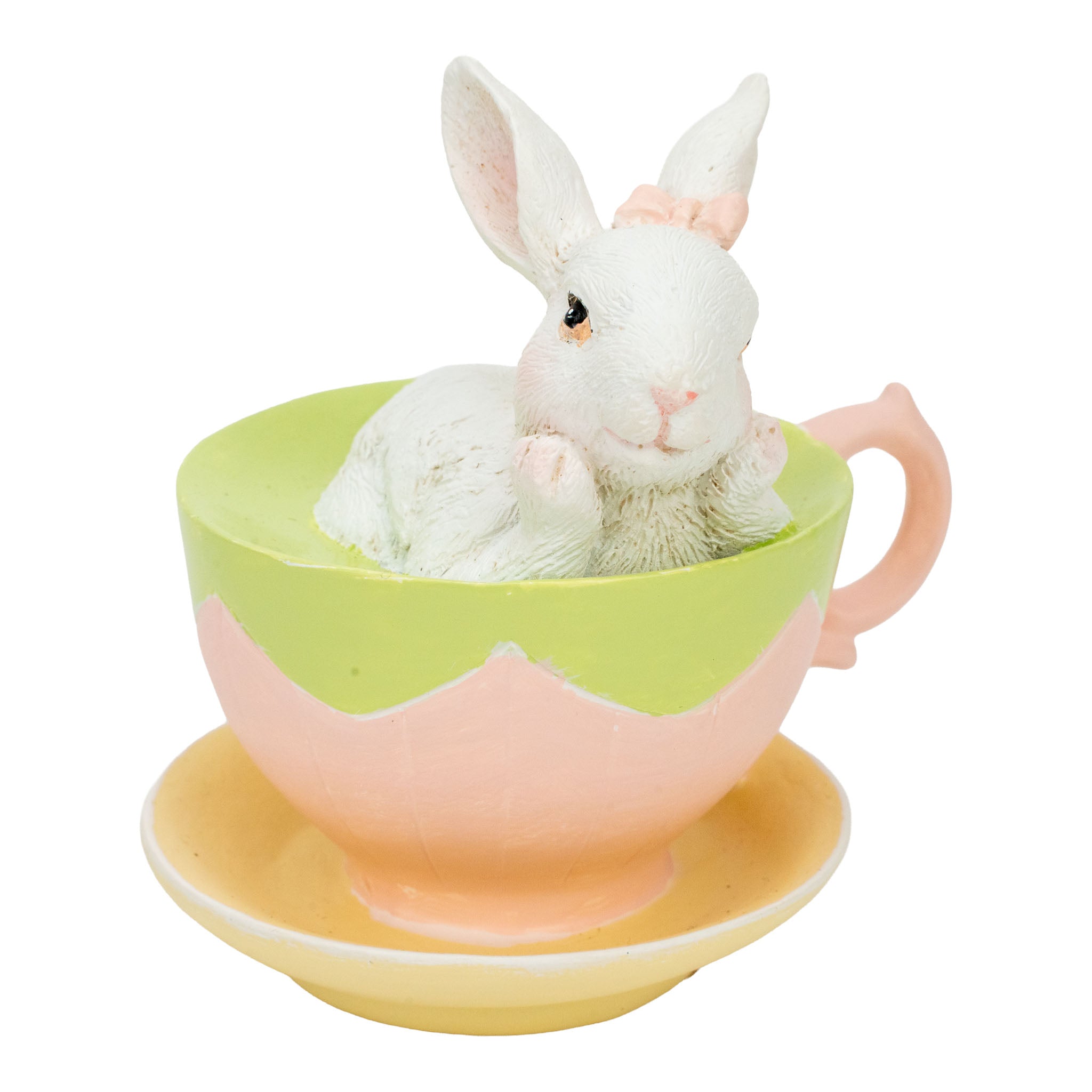 Sweet Bunny in Tea Cups Assorted - Seasonal Decor