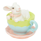 Sweet Bunny in Tea Cups Assorted - Seasonal Decor