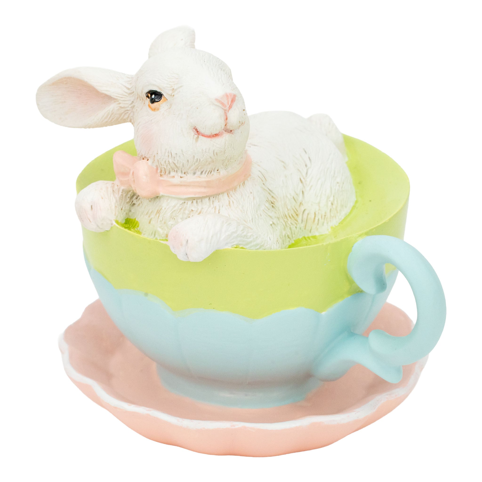 Sweet Bunny in Tea Cups Assorted - Seasonal Decor
