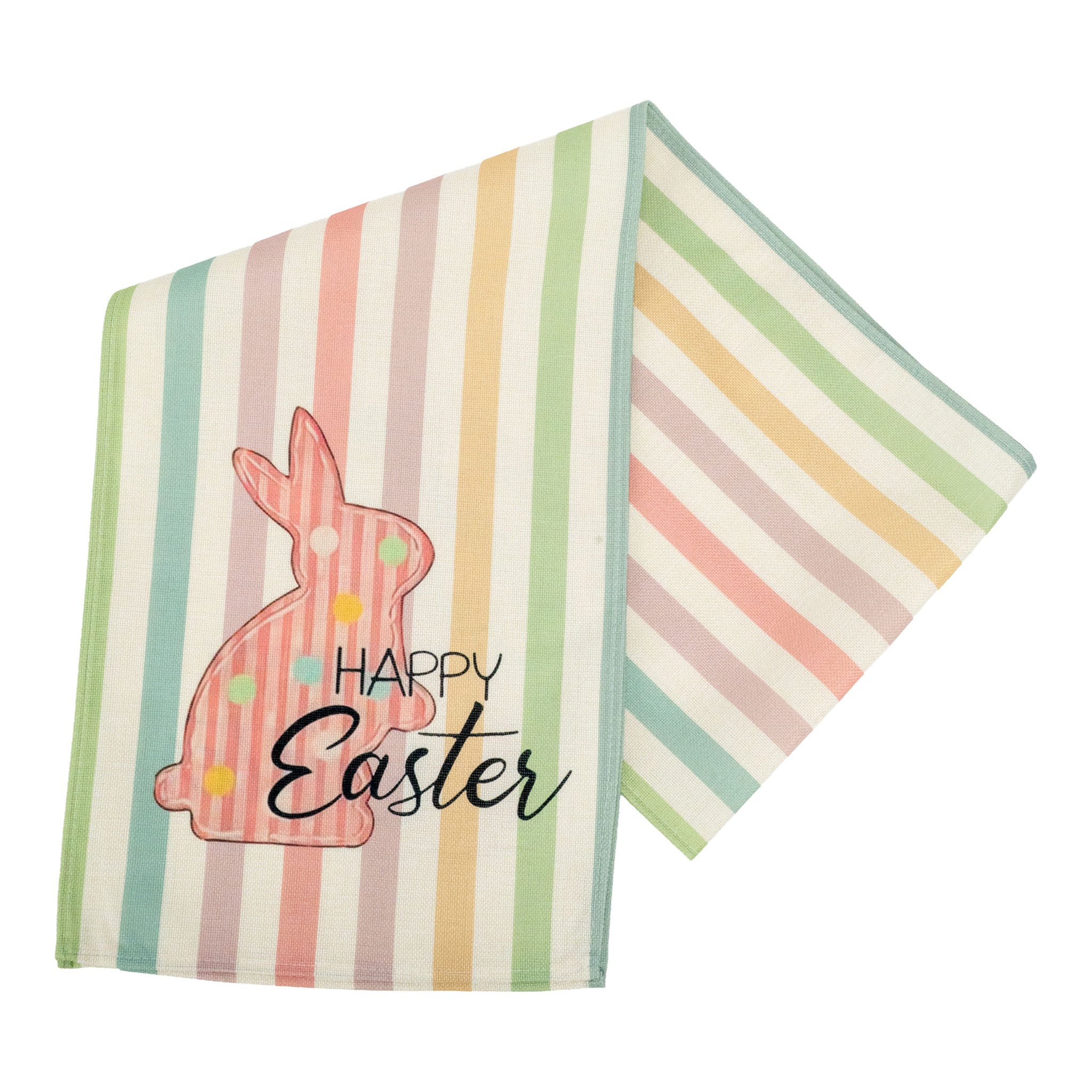 Pastel Stripe Table Runner - Seasonal Decor