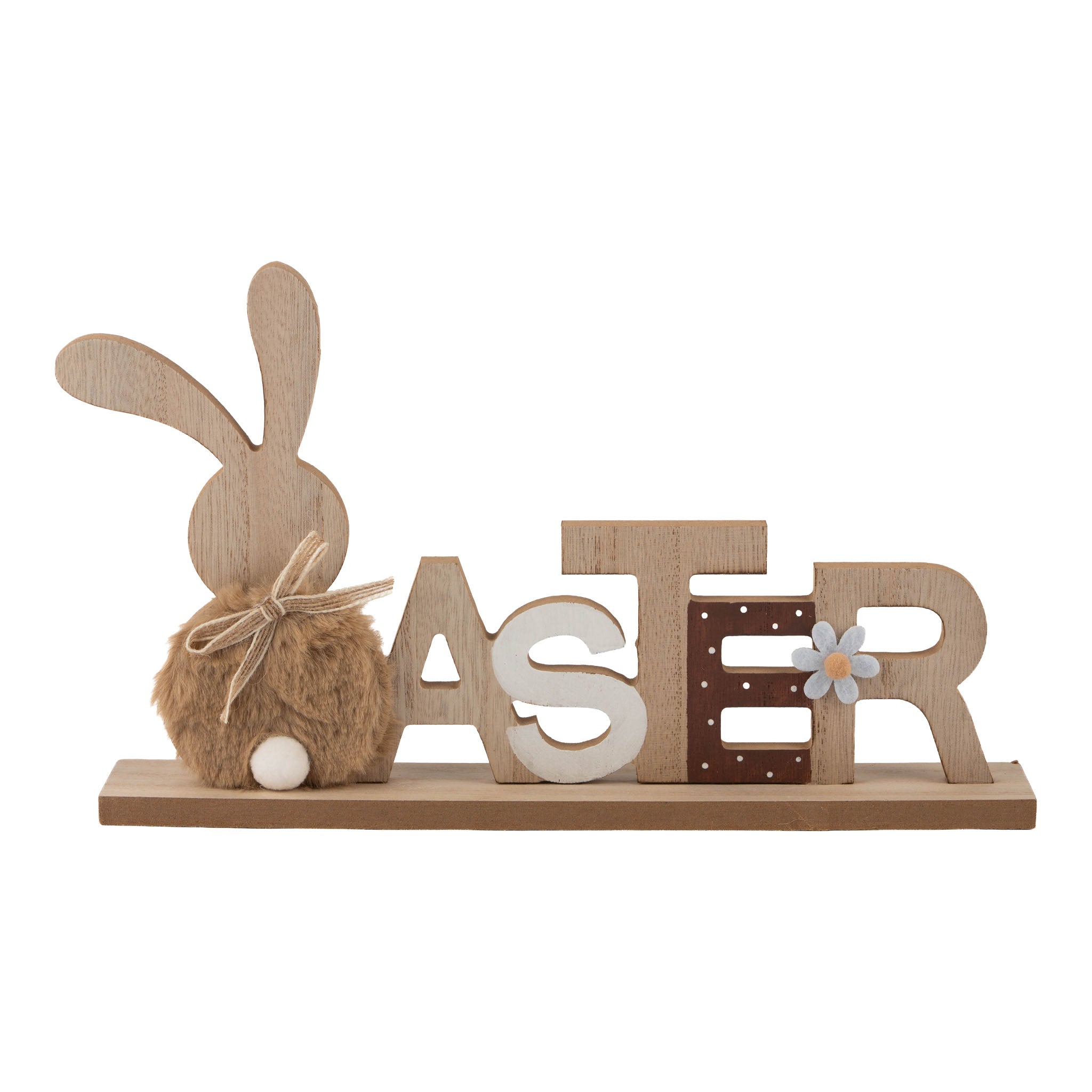 17cm Easter Natural Sign - Seasonal Decor