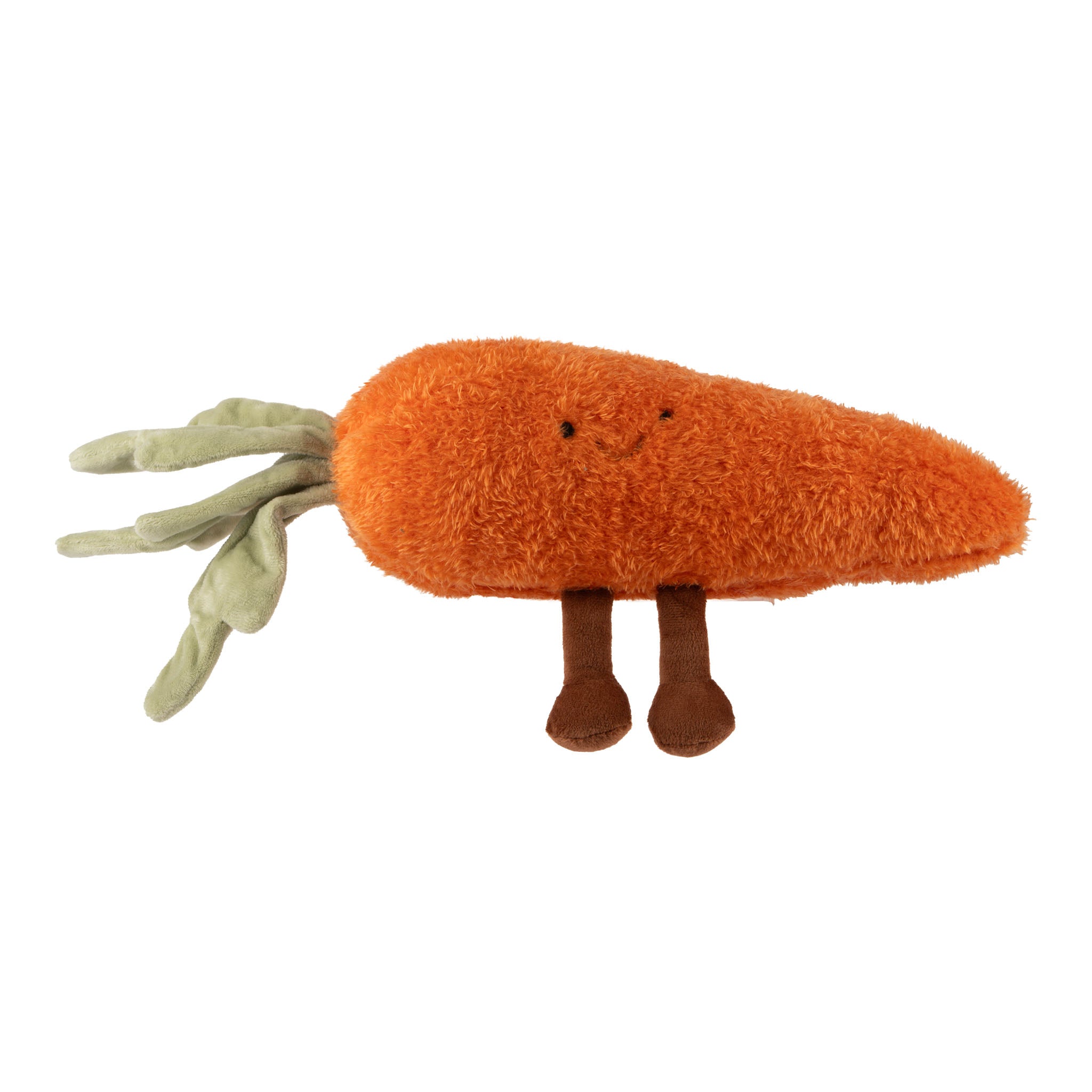 49cm Plush Smiley Carrot - Seasonal Decor