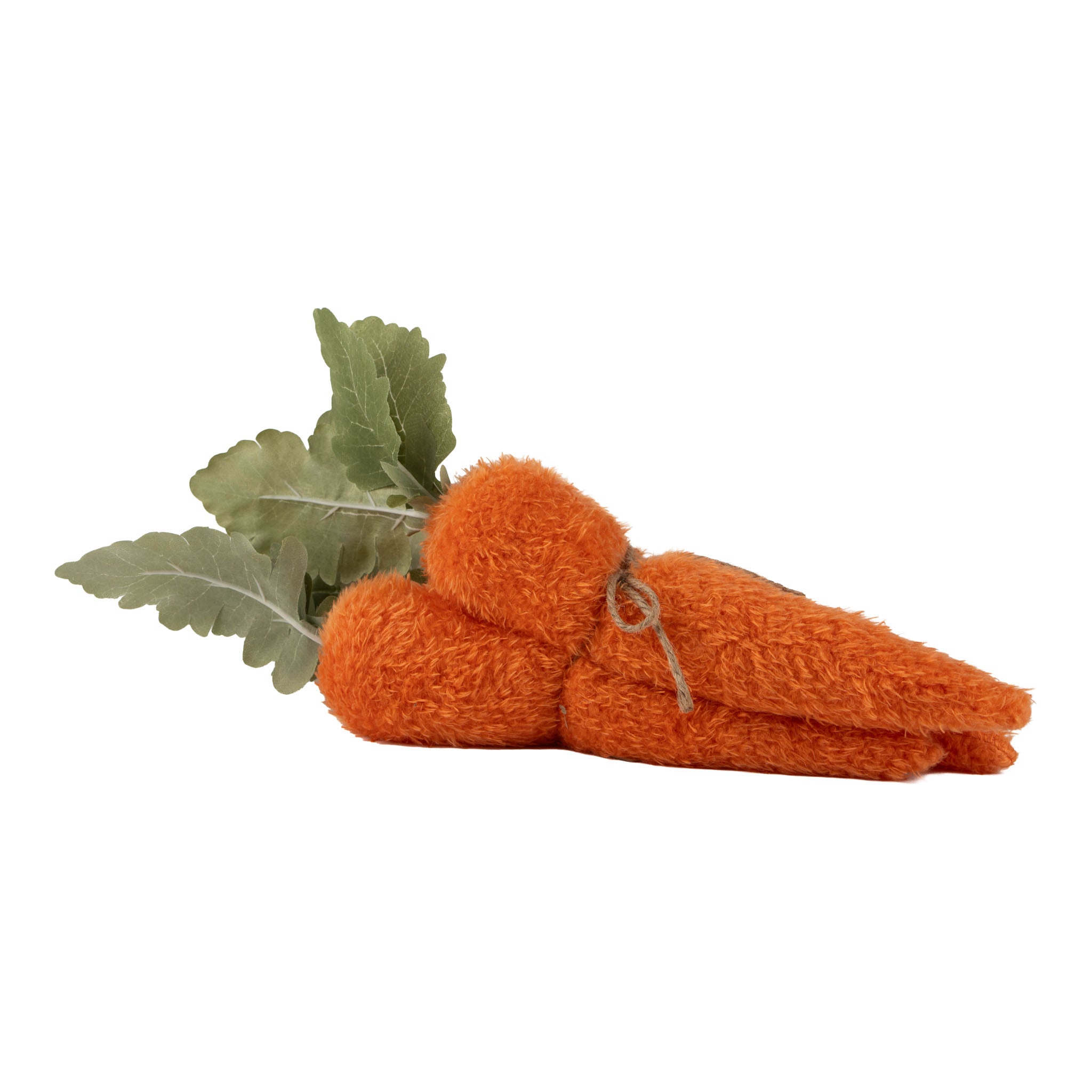 35cm Plush Carrot Bunch - Seasonal Decor