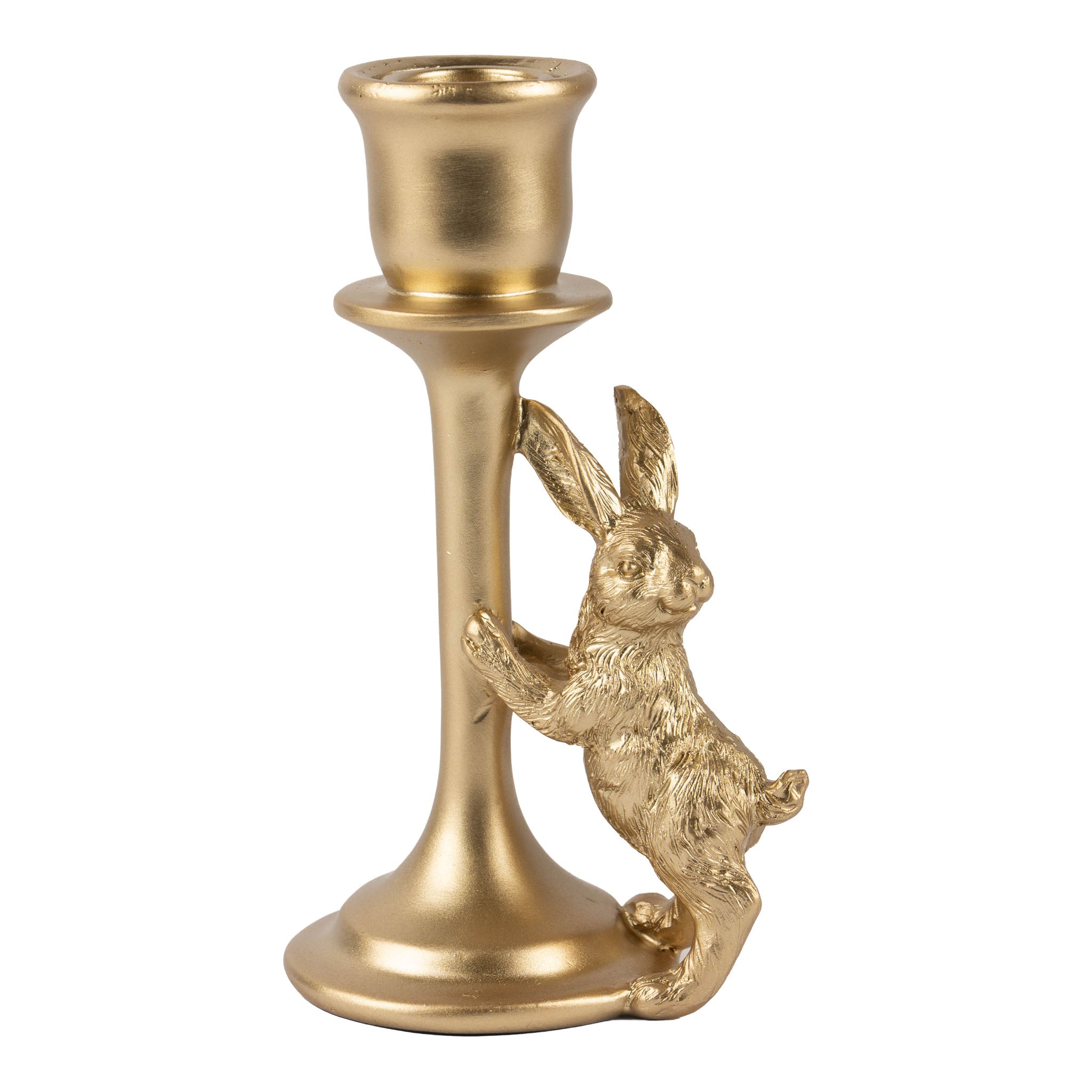 15cm Champagne Bunny Candle Holder - Seasonal Decor