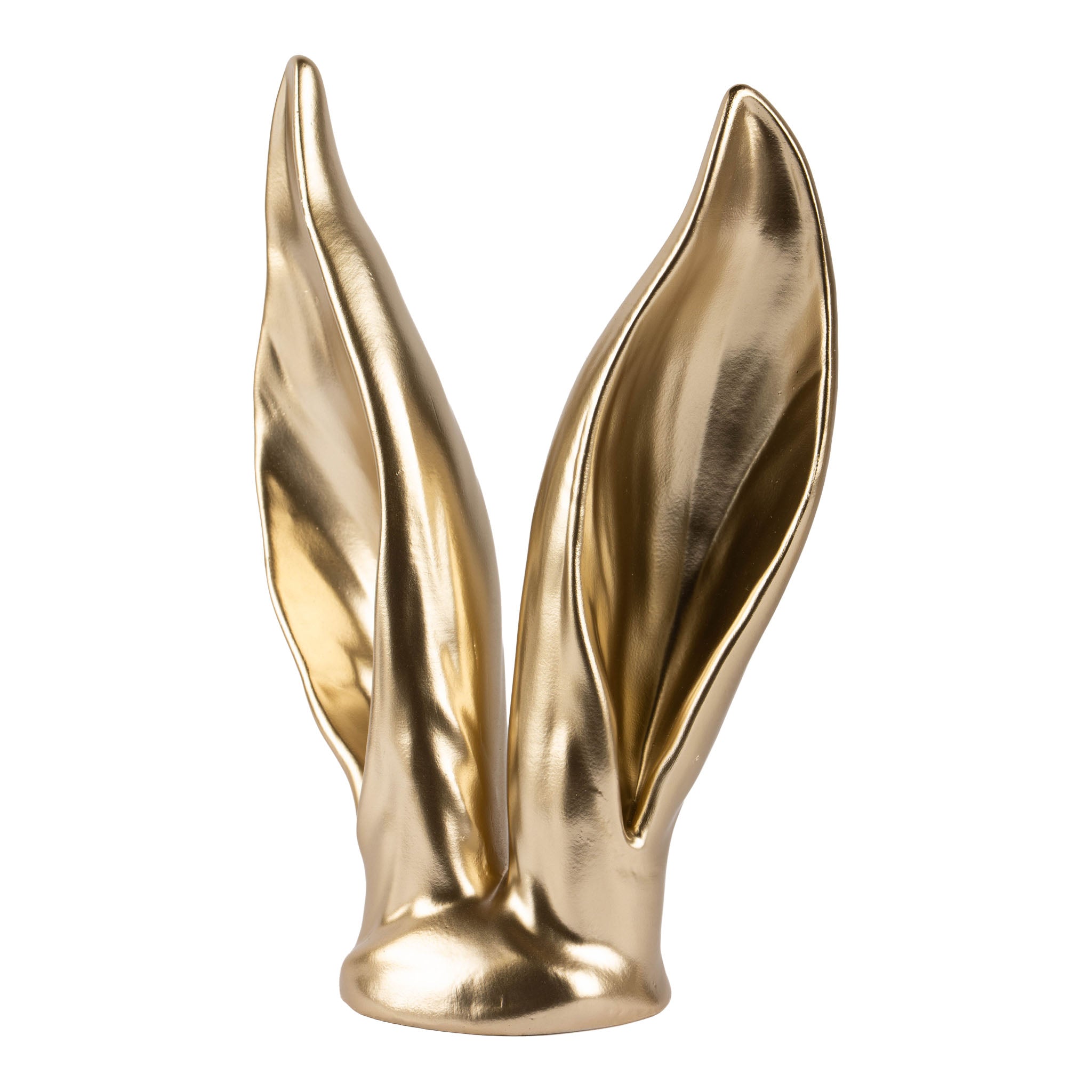 30cm Sleek Gold Bunny Ears - Seasonal Decor