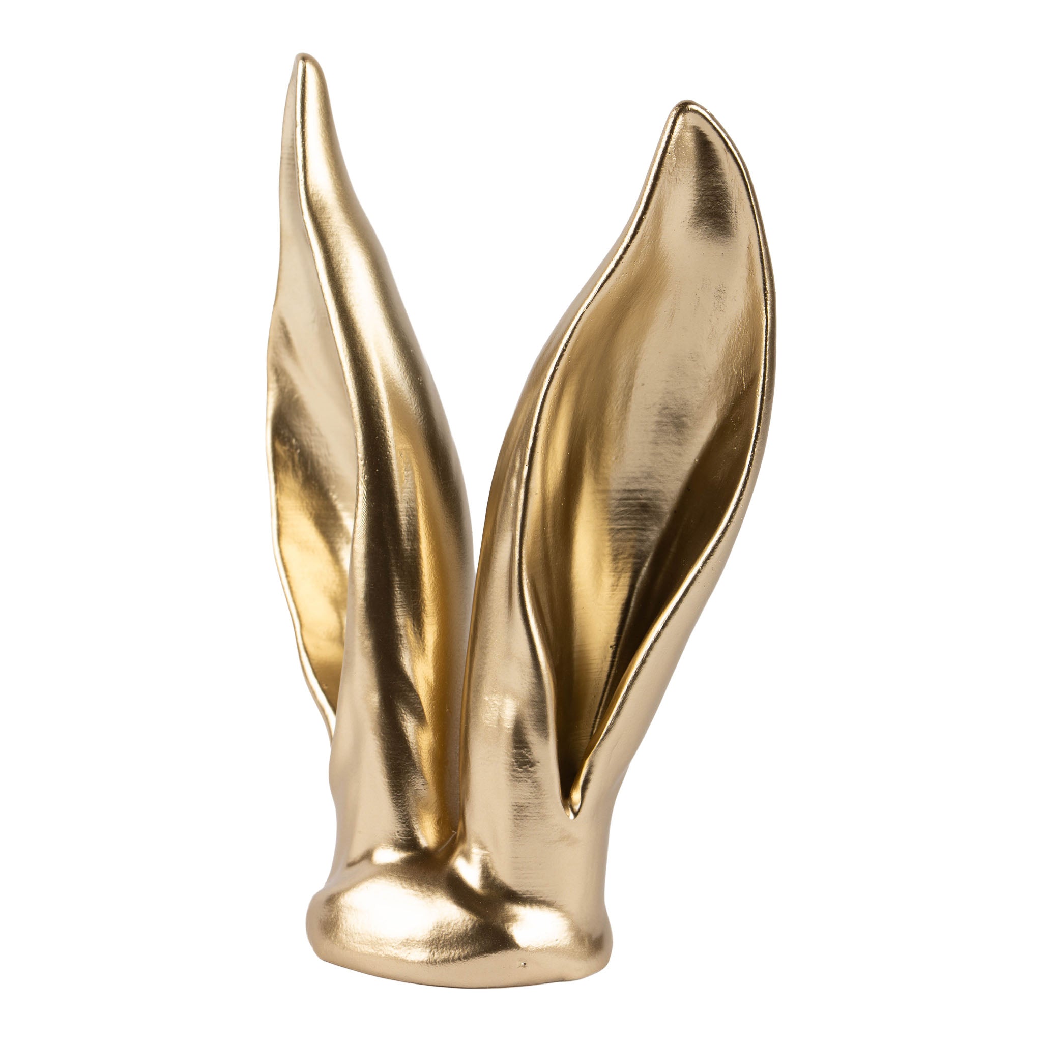 20cm Sleek Gold Bunny Ears - Seasonal Decor