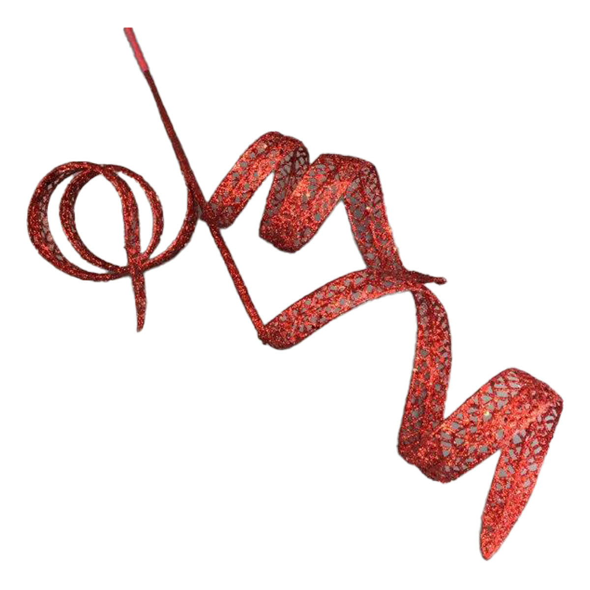 Red Swirl Spray - Seasonal Decor