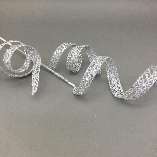 Silver Swirl Spray - Seasonal Decor
