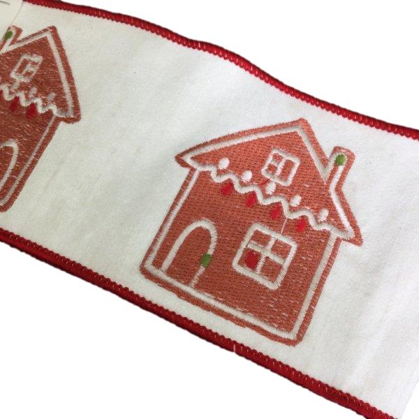 Gingerbread House Ribbon - Seasonal Decor