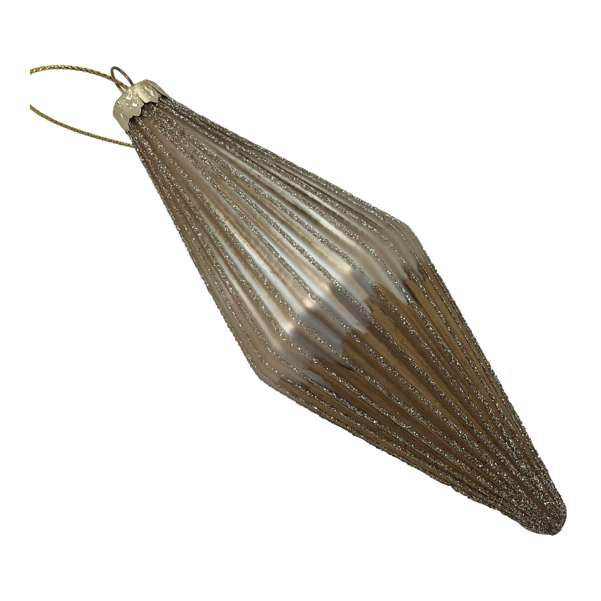 Cream Gold Ombre Hanging - Seasonal Decor