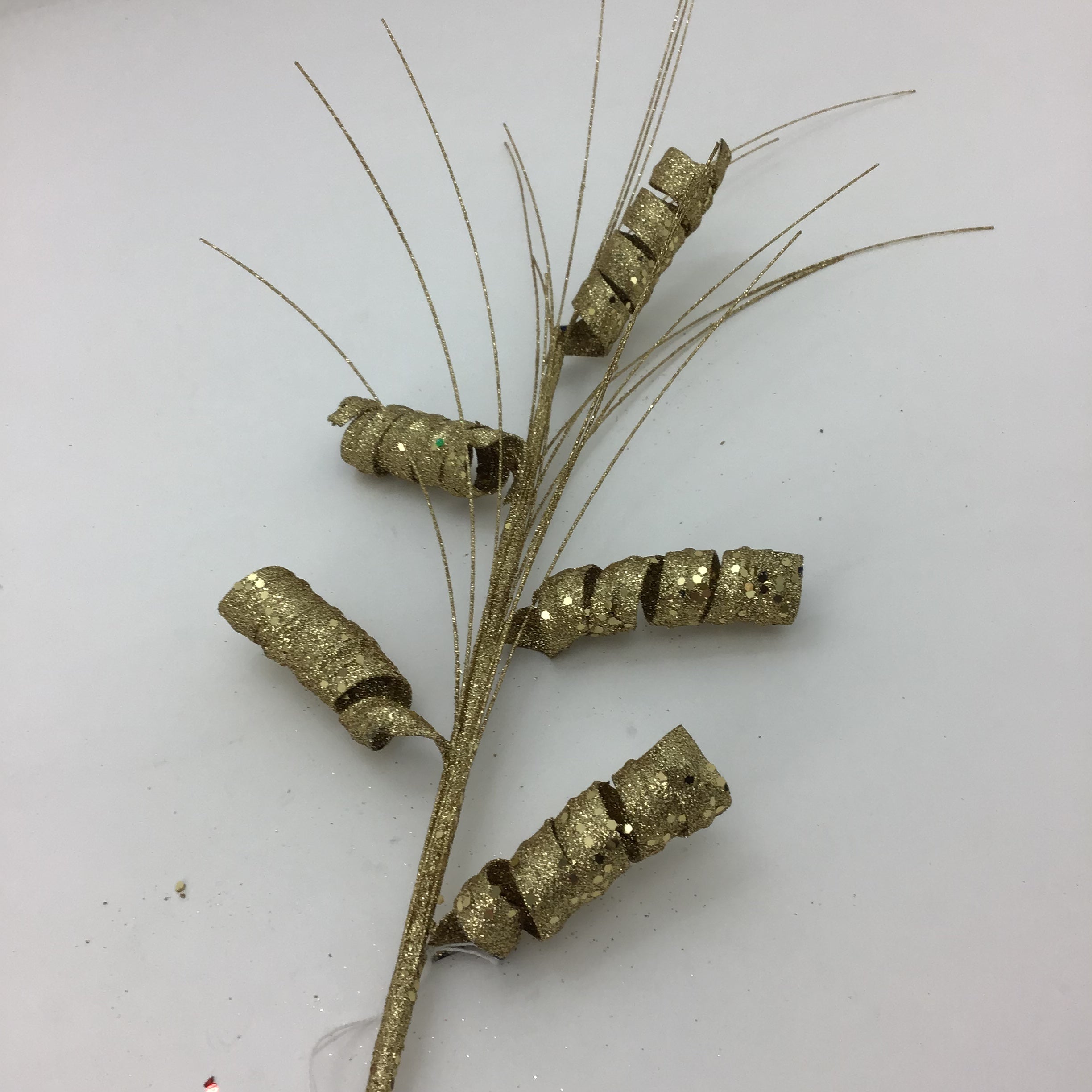 Gold Spiral Spray - Seasonal Decor