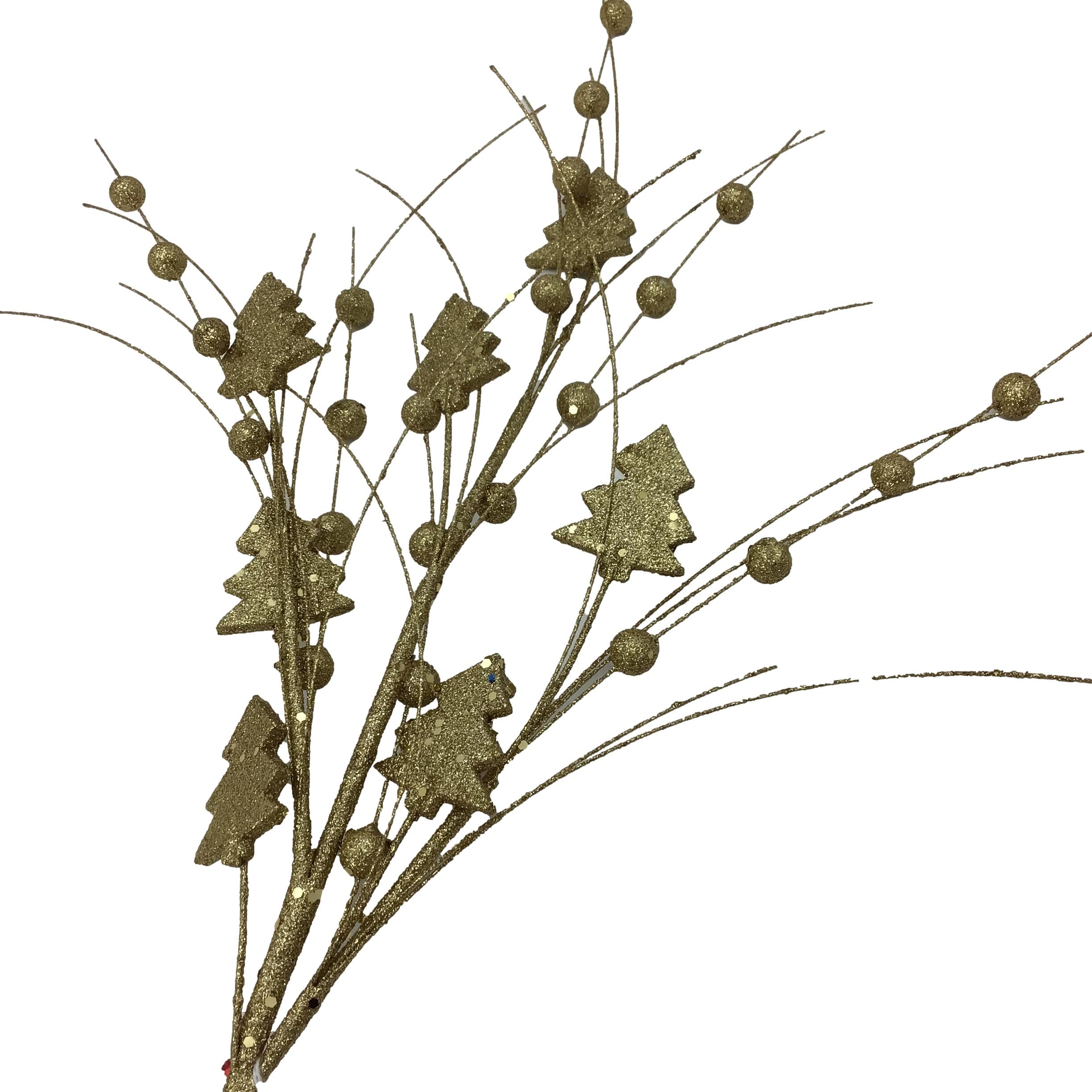 Gold Xmas Spray - Seasonal Decor