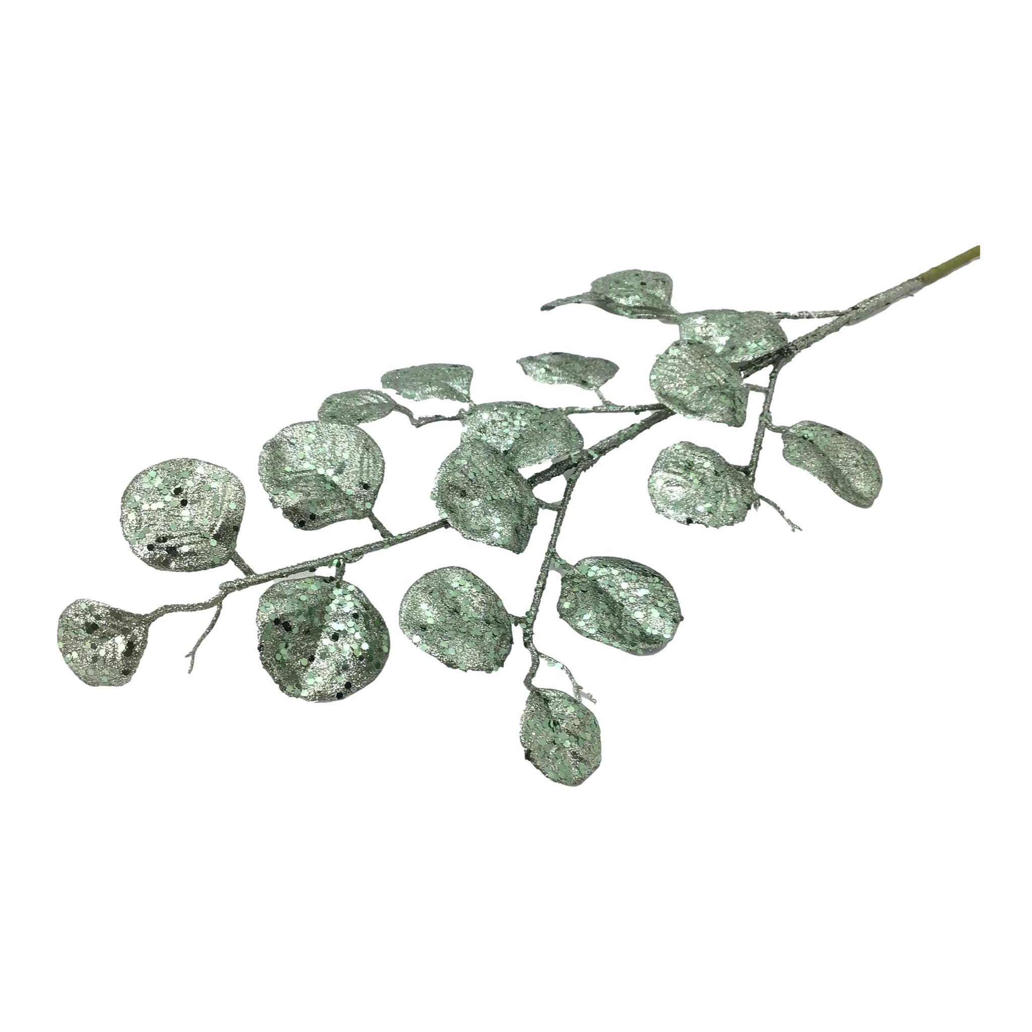 Green Gum Leaf Spray - Seasonal Decor