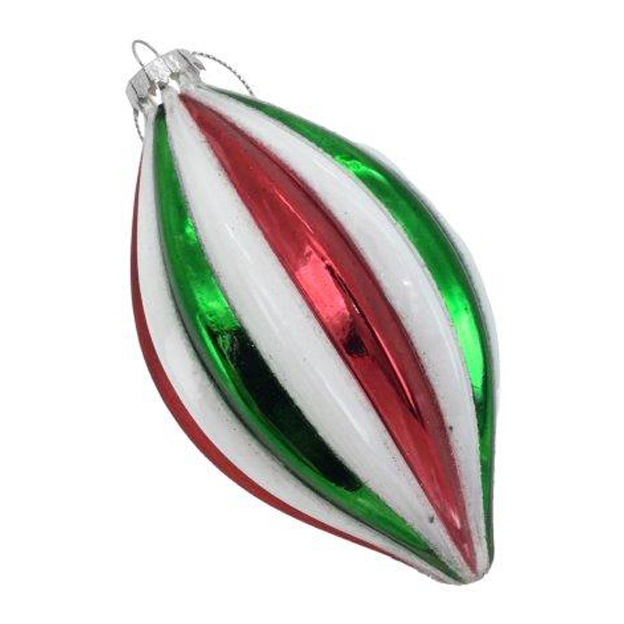 Red White Green Long Drop Hanging - Seasonal Decor
