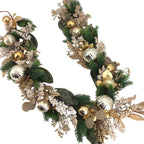 6 Ft Gold Bauble Garland - Seasonal Decor