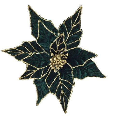 Emerald Gold Poinsettia - Seasonal Decor