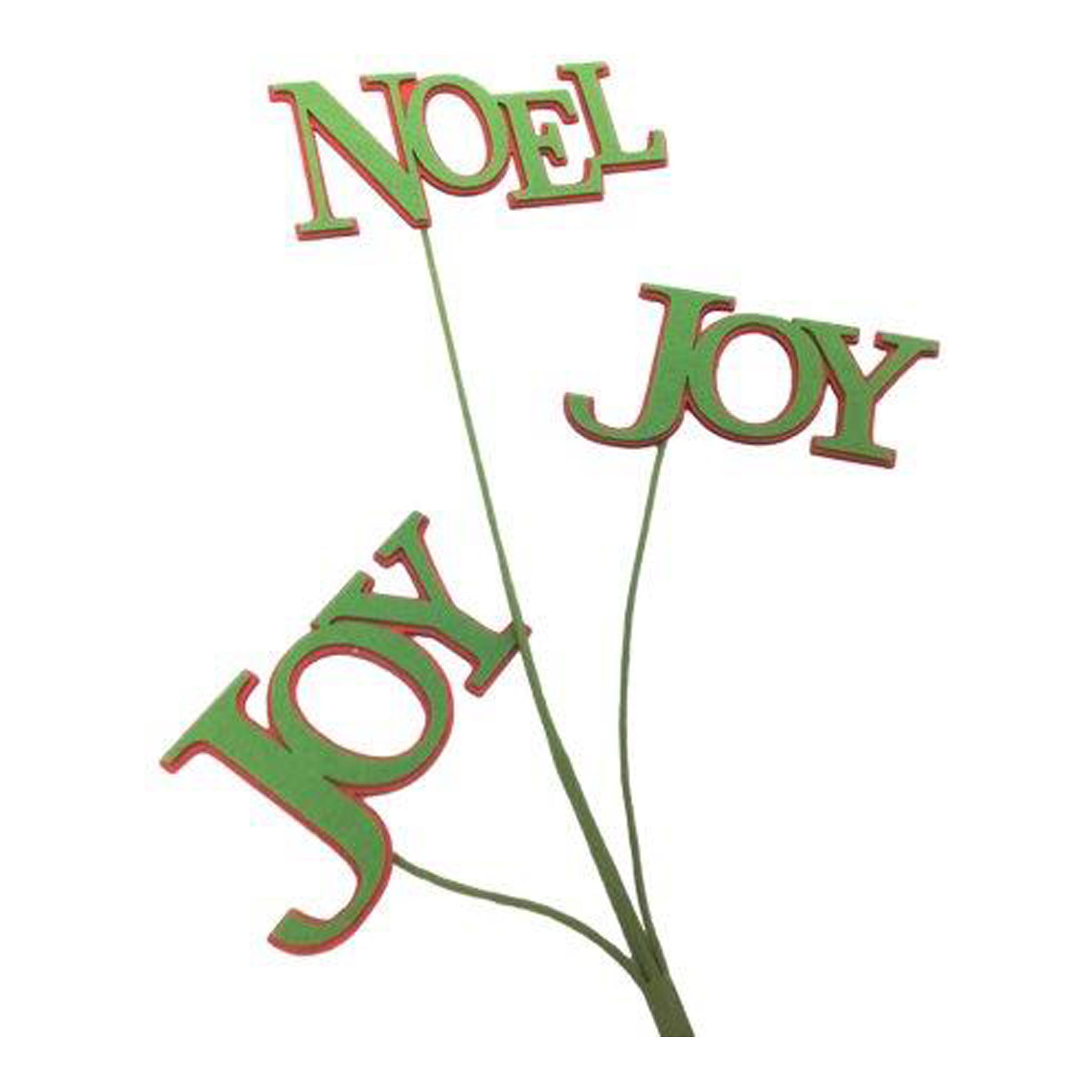 Red Green Word Spray - Seasonal Decor