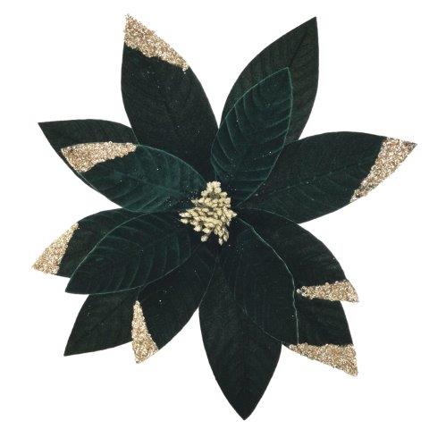 Emerald Velvet Flower - Seasonal Decor
