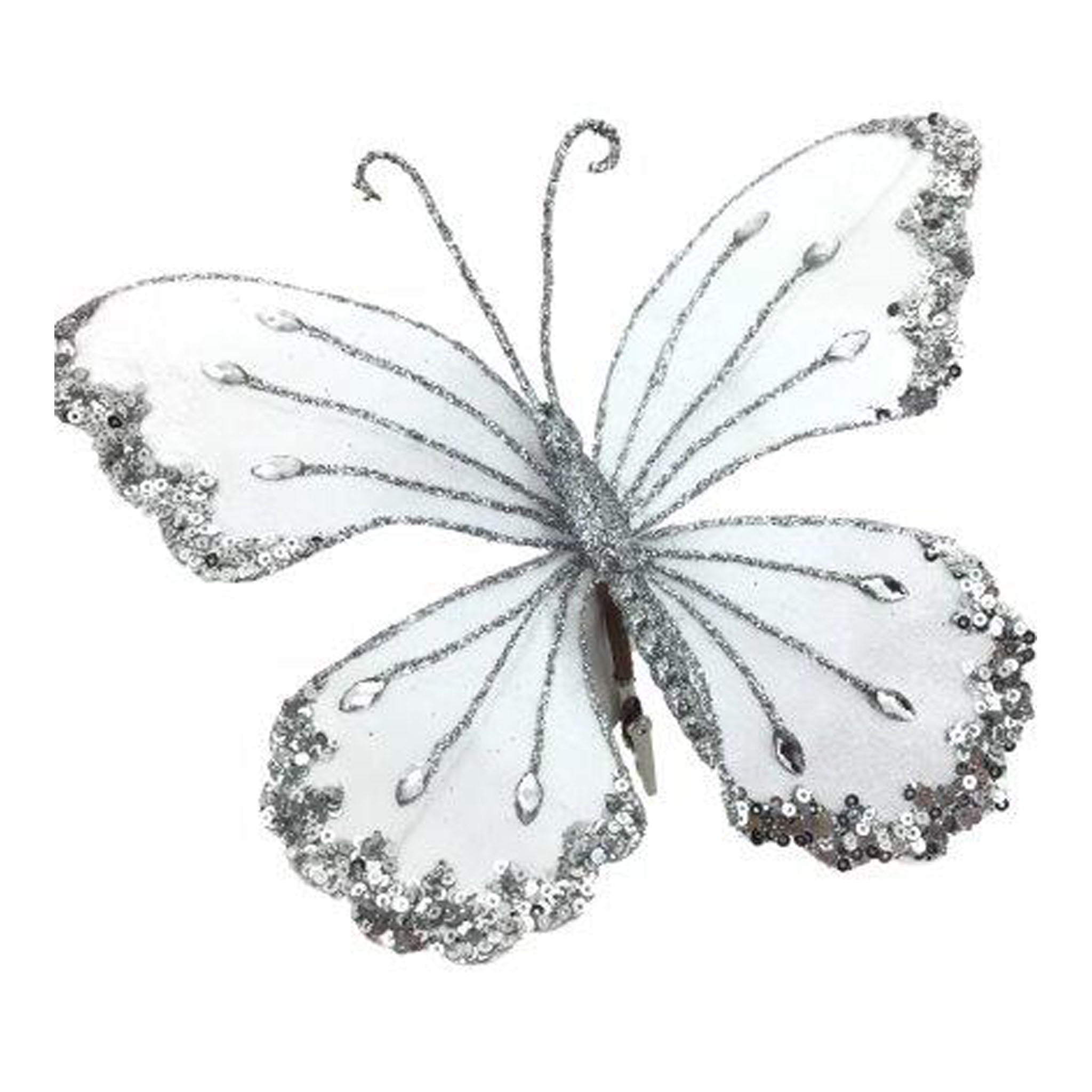 White Butterfly - Seasonal Decor