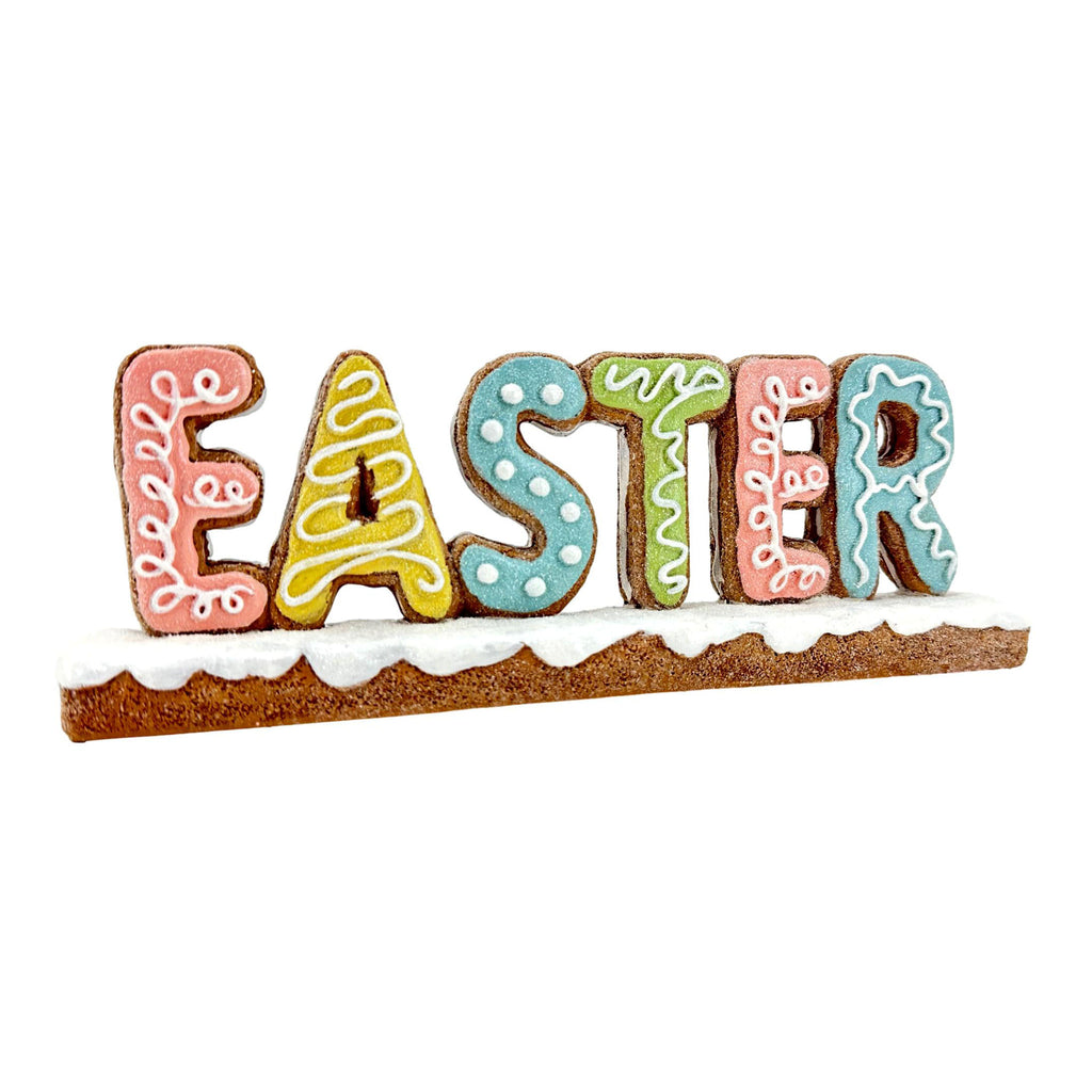 Easter Sign Gingerbread - Seasonal Decor