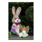 Mr Violet Rabbit Sitting - Seasonal Decor