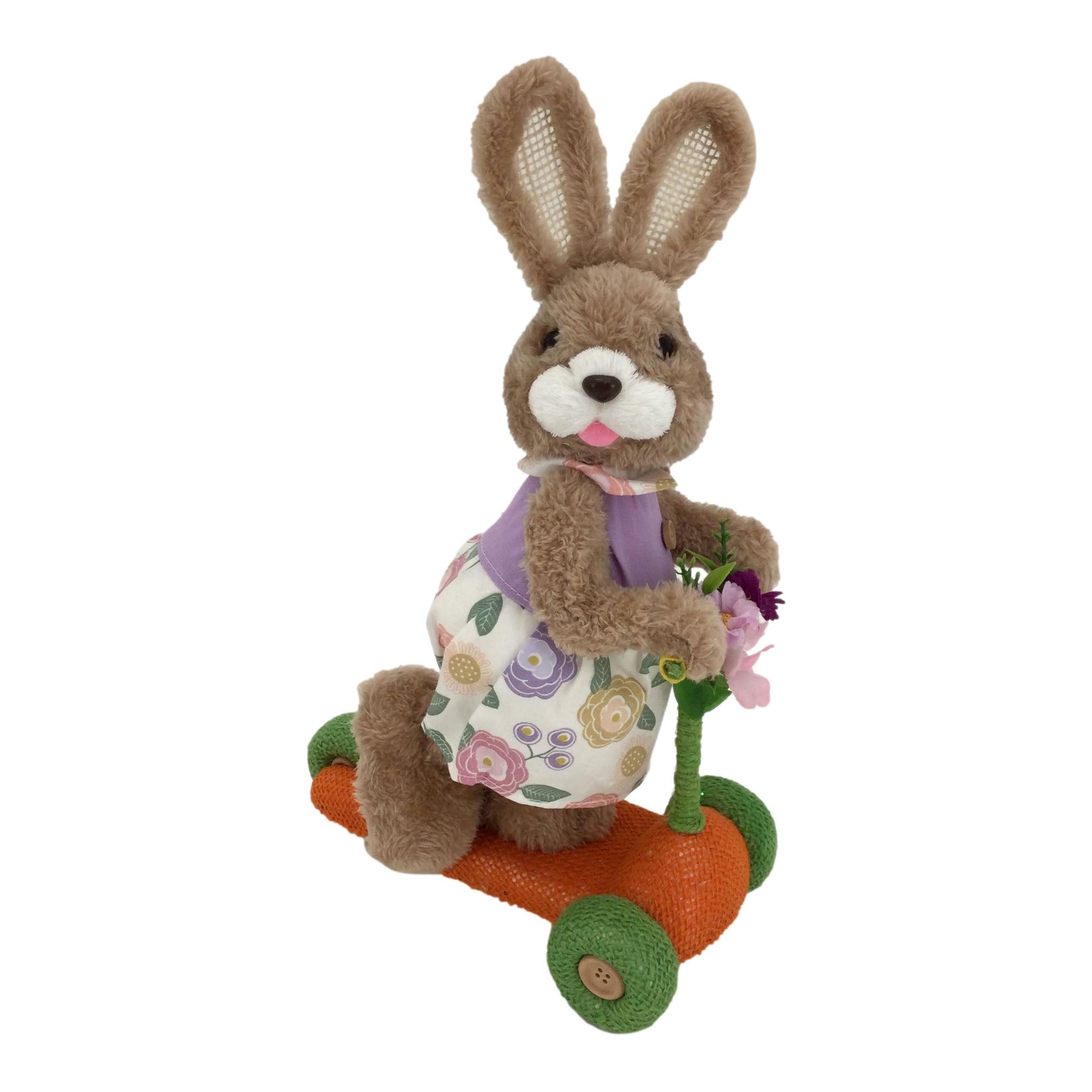 Mrs Violet Rabbit On Scooter - Seasonal Decor