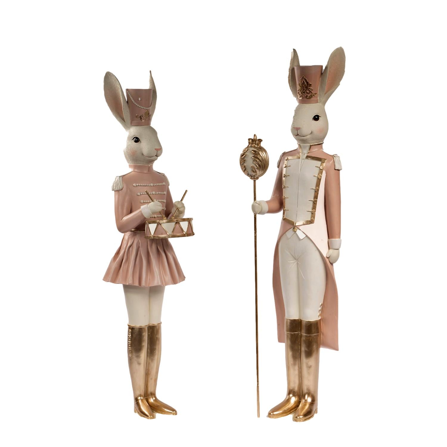 79cm Nutcracker Girl Bunny - Seasonal Decor