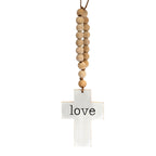 Beaded Love Cross - Seasonal Decor