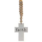Beaded Faith Cross - Seasonal Decor