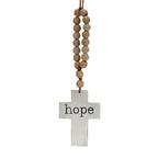 Beaded Hope Cross - Seasonal Decor
