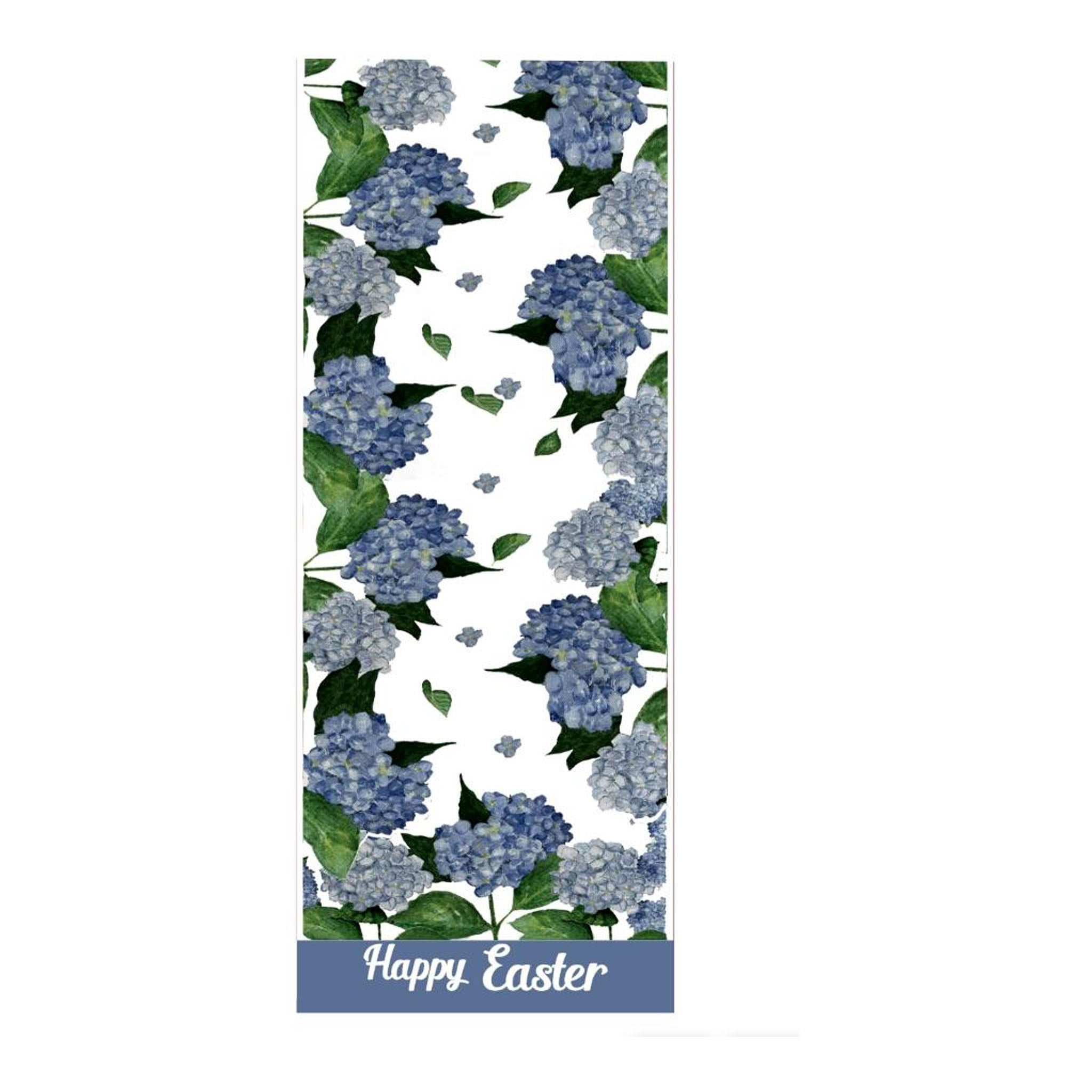 Blue Hydrangea Table Runner - Seasonal Decor
