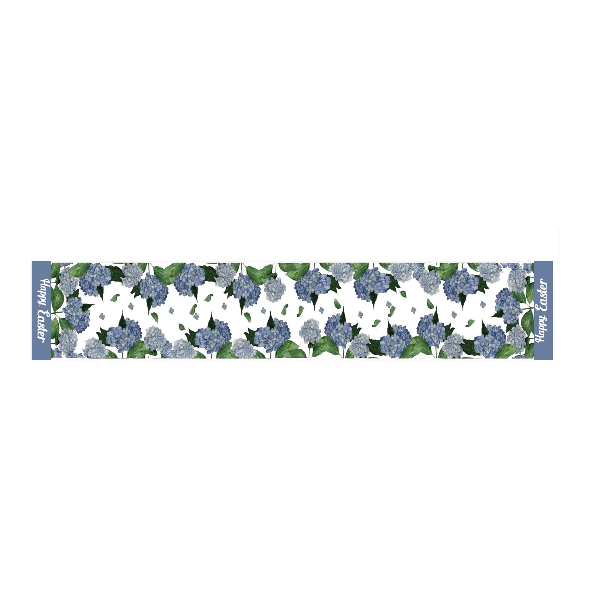 Blue Hydrangea Table Runner - Seasonal Decor