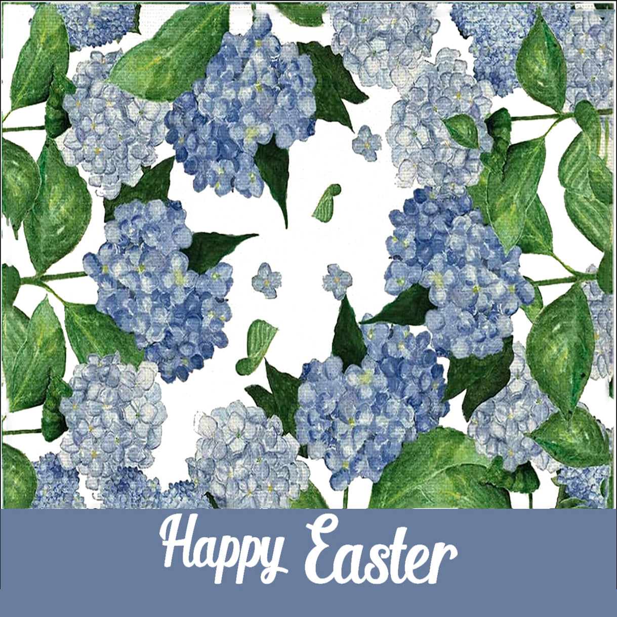 Blue Hydrangea Napkin - Seasonal Decor